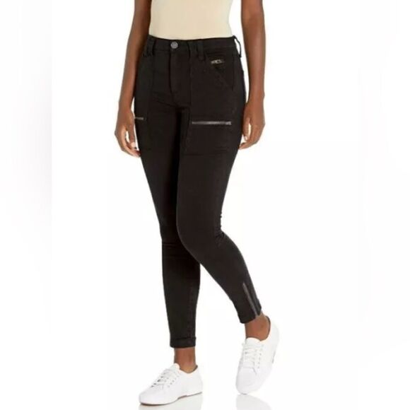 Joie Black  Zipper Front Skinny Denim Jeans Women's Size 25 - Picture 1 of 15